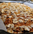 Oatmeal blueberry bread loaf with wholesome grains